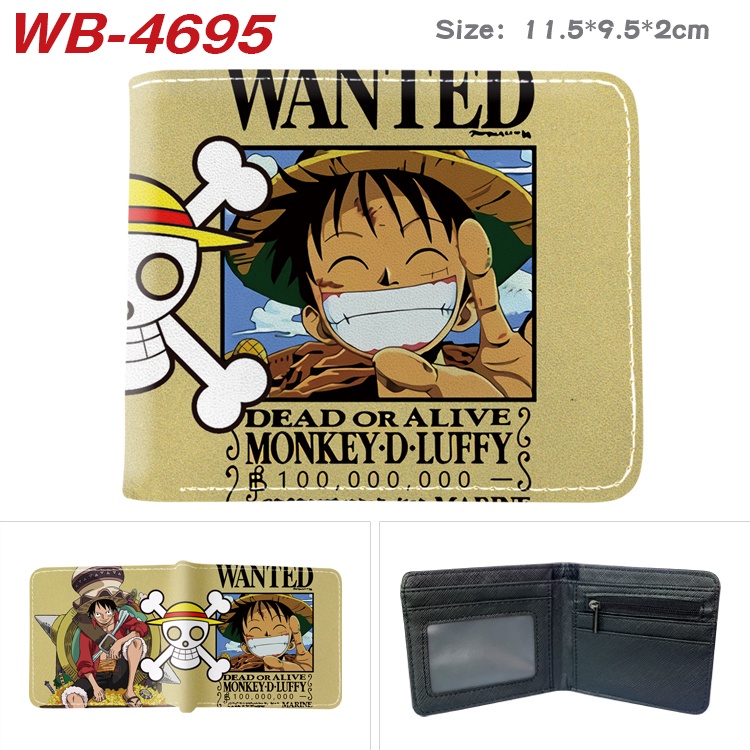 Ví Da PU Mini In Hình Nhân Vật Luffy Trong One Piece Cá Tính Dành Cho Các Bé