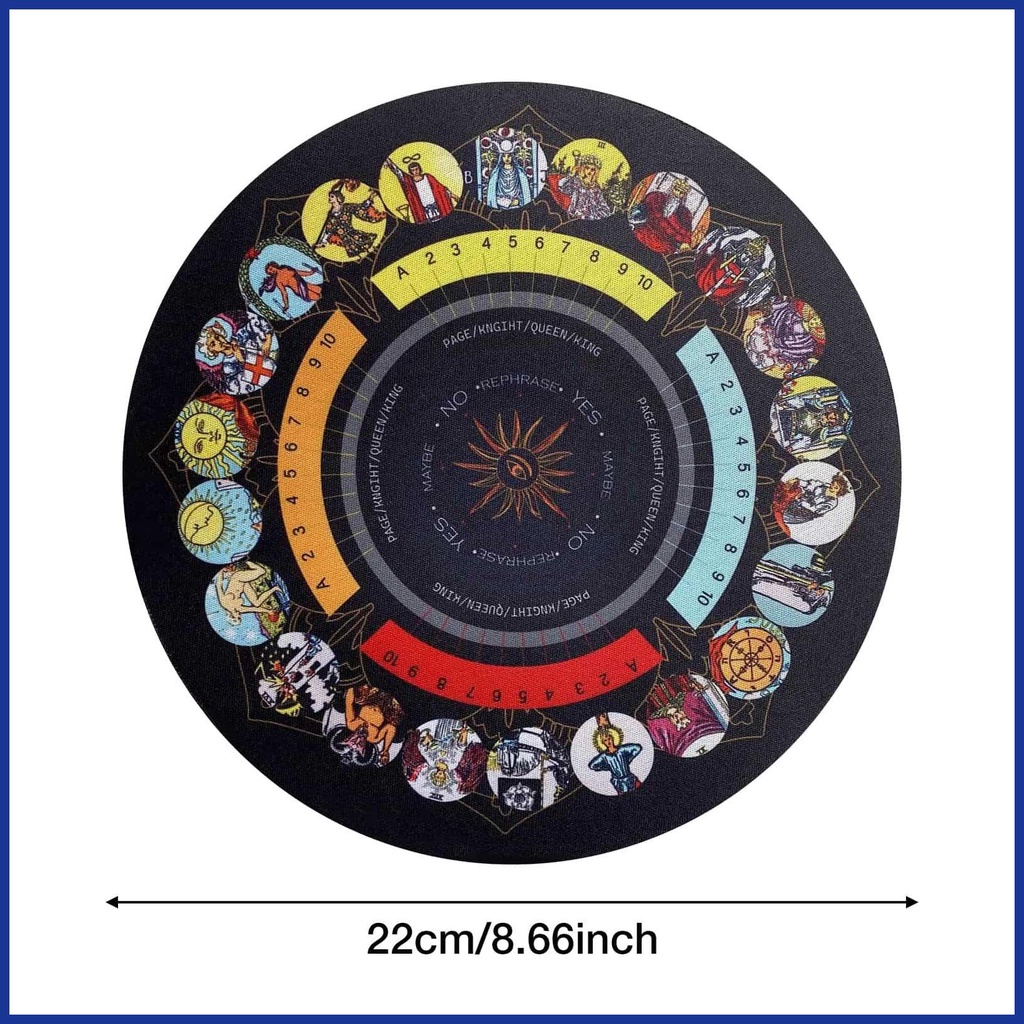 Bói toán mat tarot card khăn trải bàn con lắc siêu hình ban con lắc unqiue món quà phù thủy để chữa bệnh tâm linh aiavn aiavn