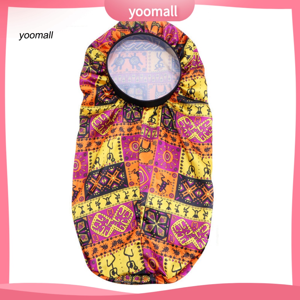 Dây Buộc Tóc Co Giãn Siêu Dài In Họa Tiết Châu Phi Màu Sắc Tươi Sáng Chăm Sóc Tóc