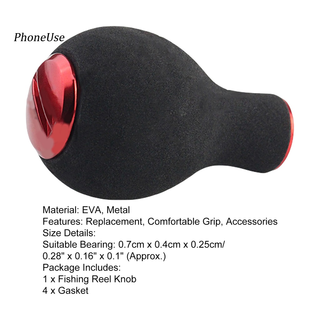 Tay Nắm Guồng Quay Cần Câu Cá Bằng Xốp EVA Chống Trượt Siêu Nhẹ Nhiều Màu Sắc Tùy Chỉnh Thoải Mái Chống Mài Mòn Thay Thế Tiện