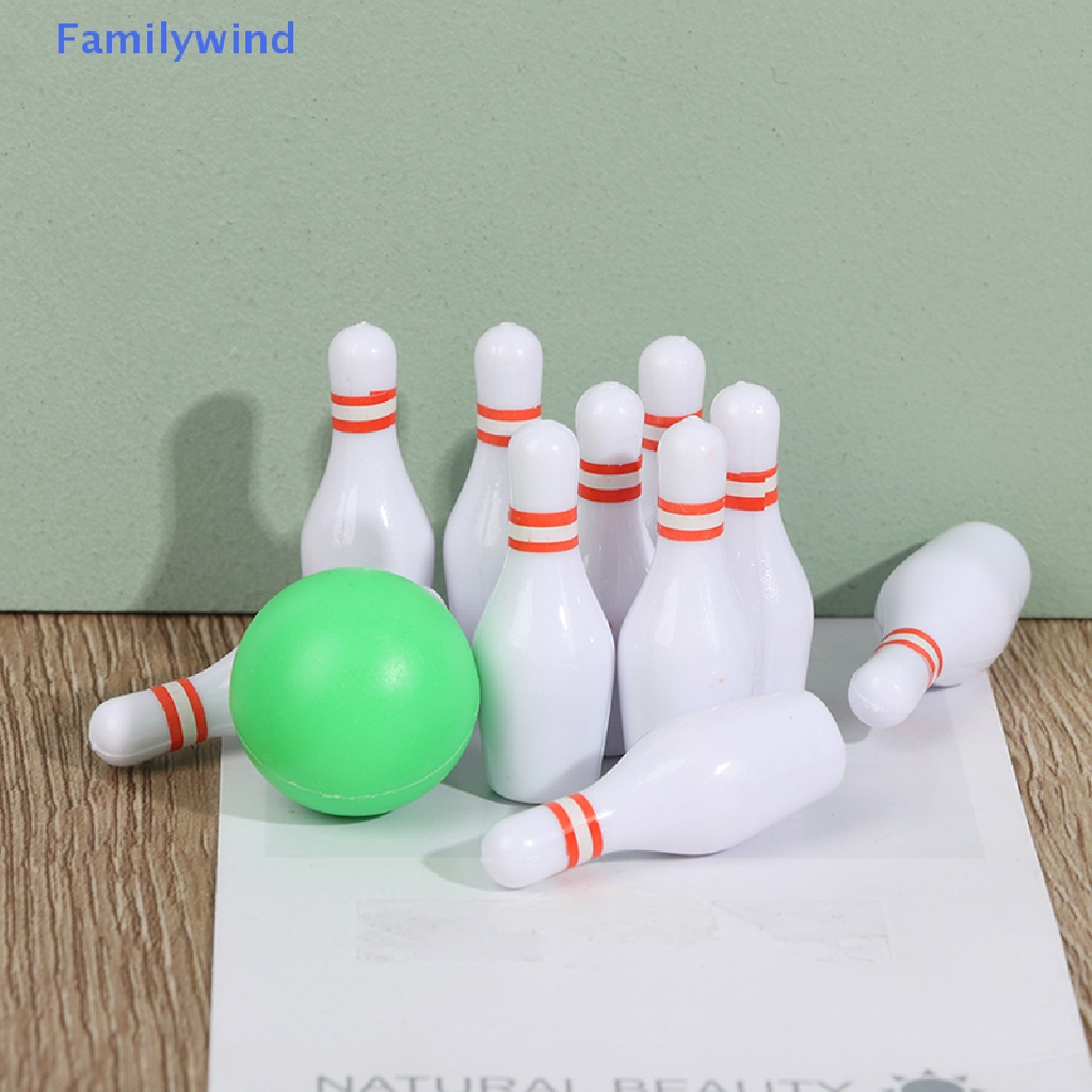 Bộ Đồ Chơi Bowling Mini Tỉ Lệ 1: 12 Cho Nhà Búp Bê