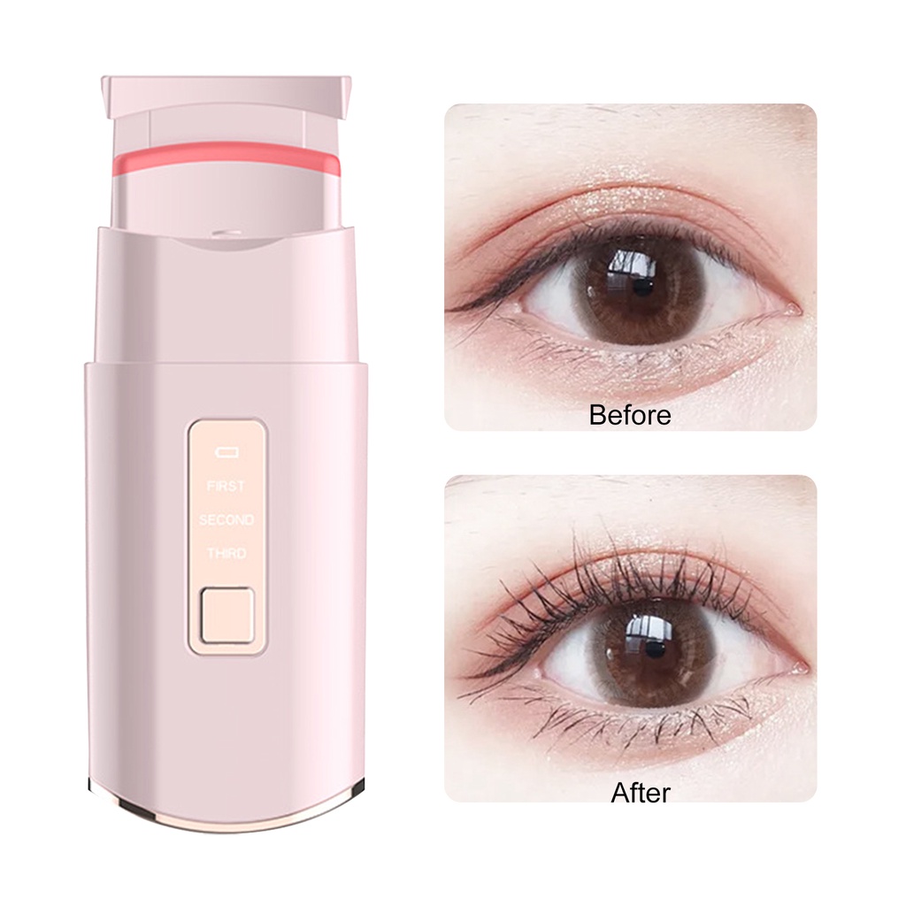 Dụng Cụ Uốn Lông Mi Thông Minh Bằng Điện ABS Lâu Trôi Cổng USB 1.2W 500mAh