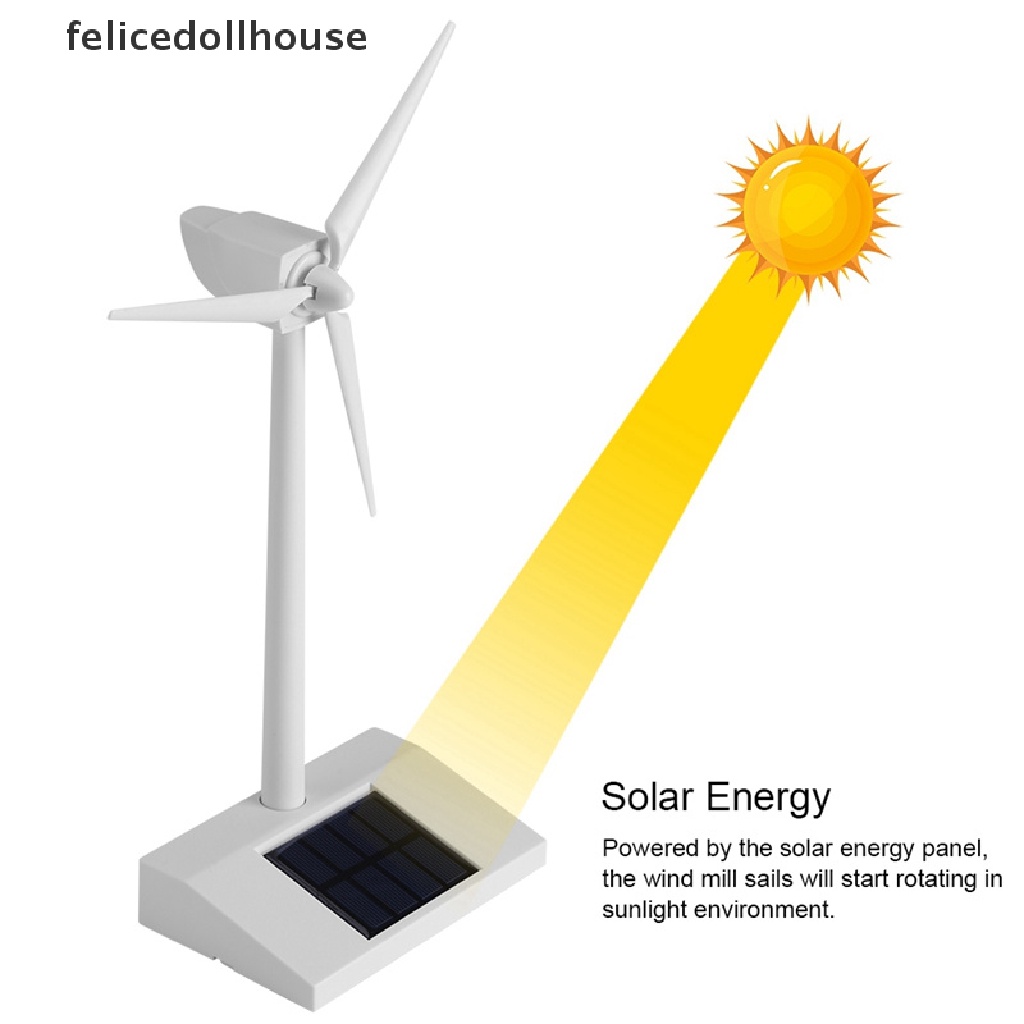 Đồ Chơi Mô Hình Cối Xay Gió Sử Dụng Năng Lượng Mặt Trời DIY