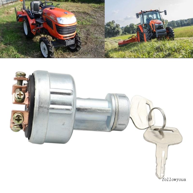 Bộ Đánh Lửa Khởi Động 4 Vị Trí Fol 12V Với 2 Chìa Khóa Điều Khiển Bằng Kim Loại Dành Cho Máy Móc