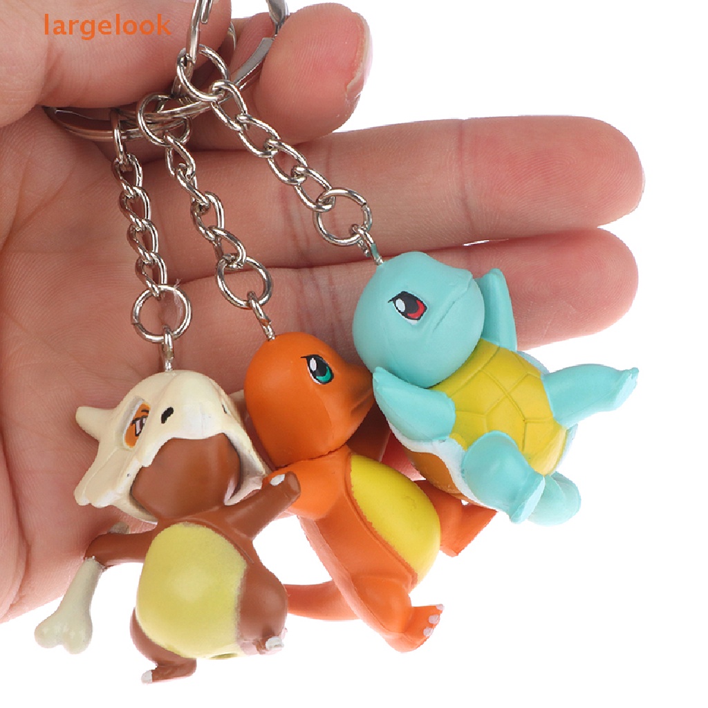 Móc Khóa Hình Búp Bê Hoạt Hình Pokemon Charmander Squirtle Cubone Bulbasaur 8 Kiểu