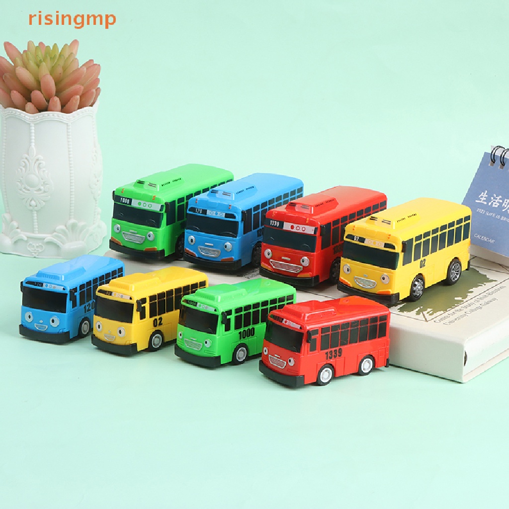 Set 4 Xe Buýt Đồ Chơi Hoạt Hình Xinh Xắn Cho Bé