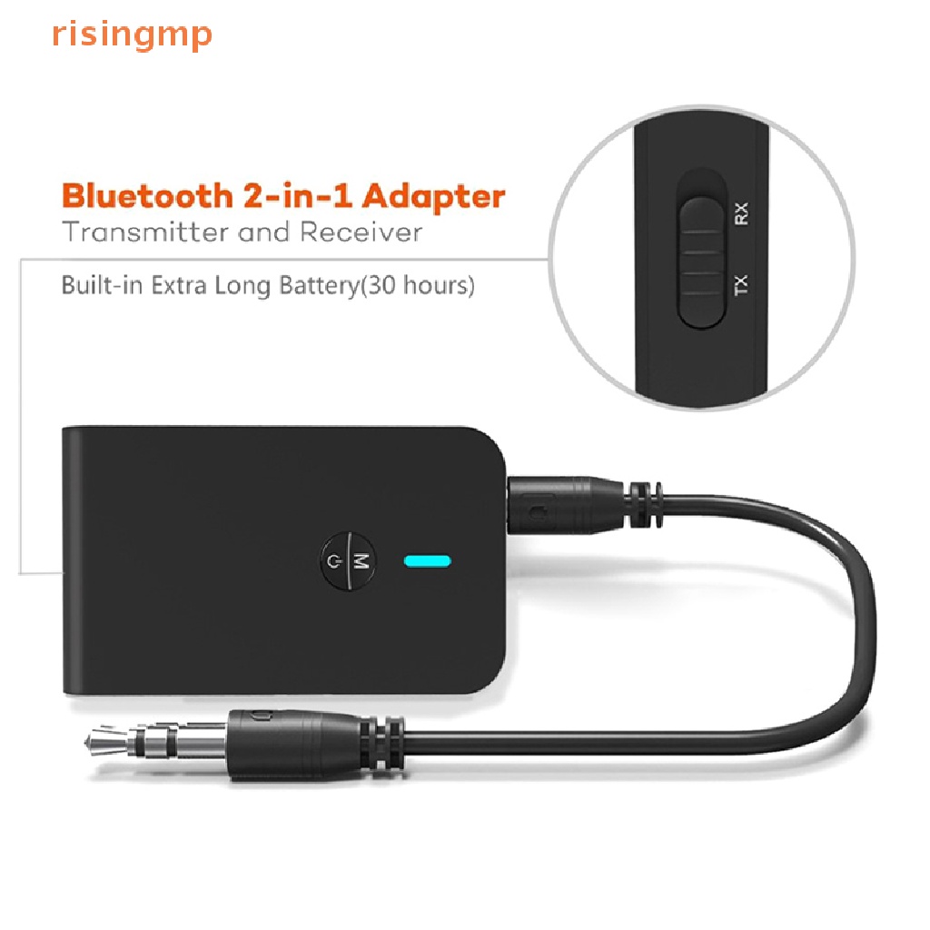 Thiết Bị Truyền Nhận Tín Hiệu Bluetooth 5.0 2 Trong 1 APTX Cho Mp3 Stereo Music 3.5mm AUX