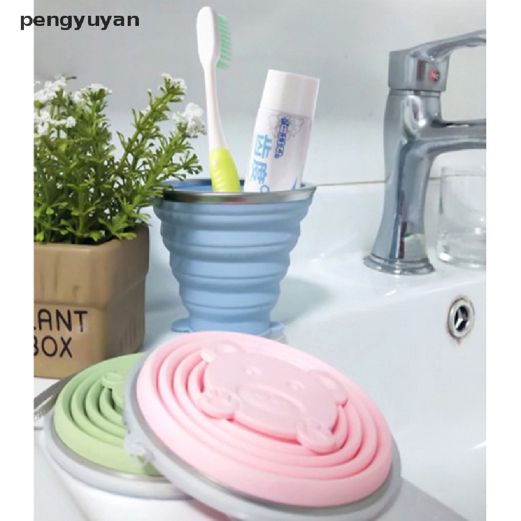 Cốc Uống Nước Silicone Có Thể Gấp Gọn Tiện Lợi
