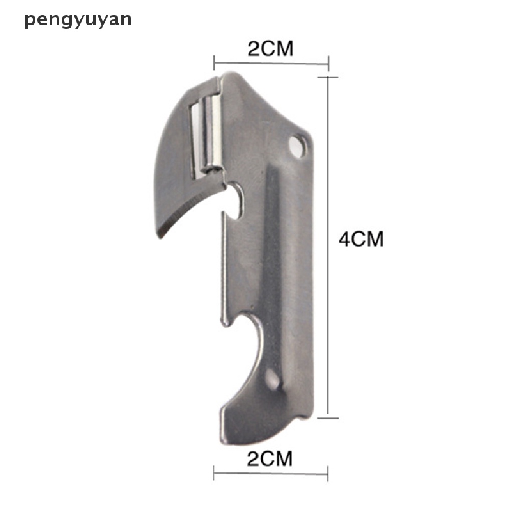 Dụng Cụ Mở Nắp Lon Mini Đa Năng Bằng Thép Không Gỉ