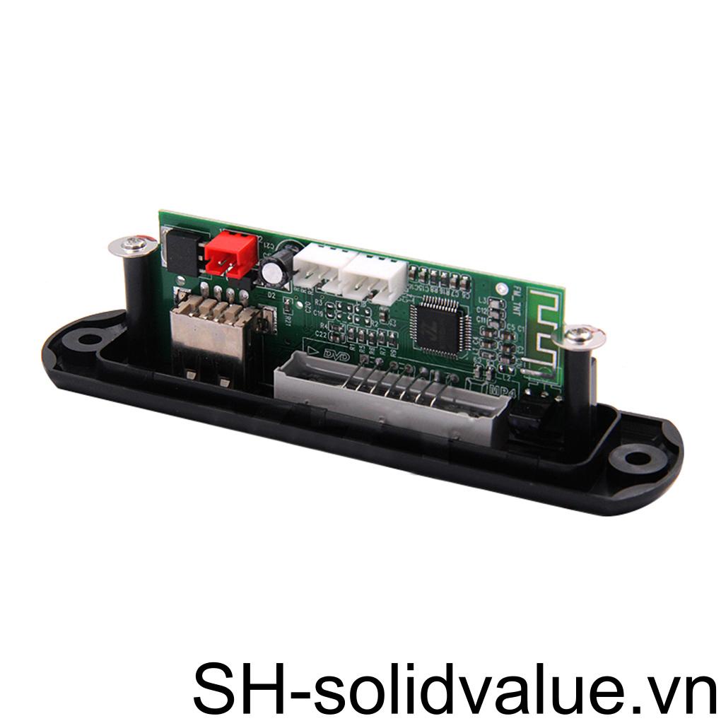 Bảng Mạch Khuếch Đại Âm Thanh MP3 12V Kết Nối Bluetooth Cổng USB Hỗ Trợ Đài FM AUX Cho Loa Rảnh Tay