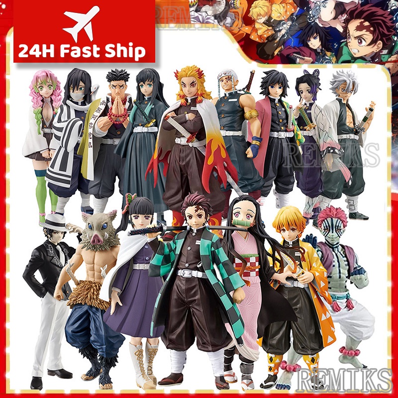 Mô Hình Nhân Vật Tanjiro Kamado Nezuko Agatsuma Zenitsu Hashibira Inosuke
