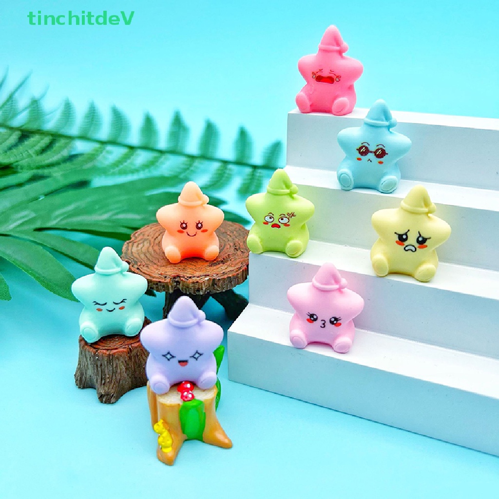 [TinchitdeV] 2 Ngôi Sao Hoạt Hình Phát Sáng Trang Trí Xe Hơi Thu Nhỏ [Mới]