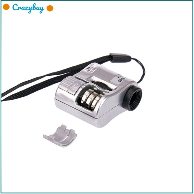 Cr Kính Hiển Vi Cầm Tay Phóng Đại 60 Lần Có Đèn Led Kèm Túi Đựng Tiện Lợi