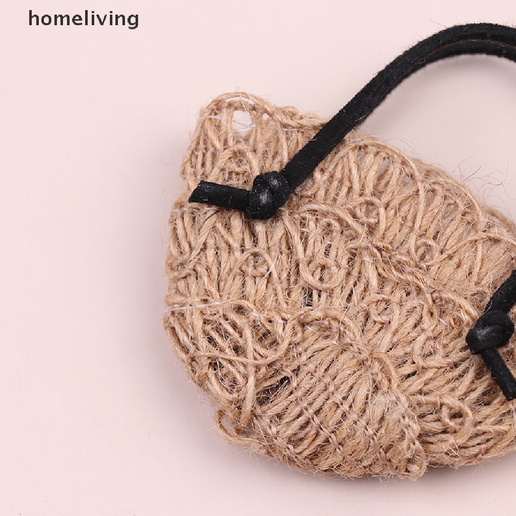 Túi Xách Rơm Đan Đeo Vai Cho Búp Bê