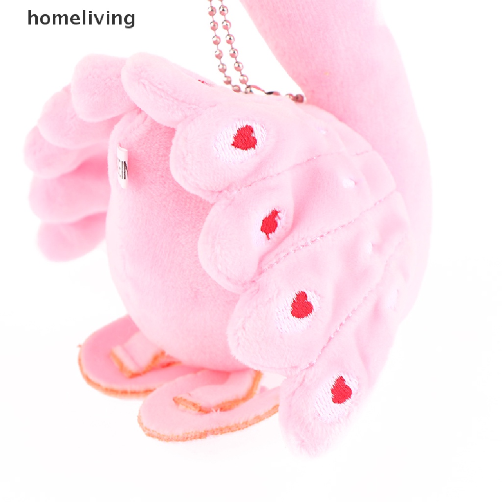 Móc Khóa Hình Con Công Hoạt Hình Nhồi Bông Đáng Yêu