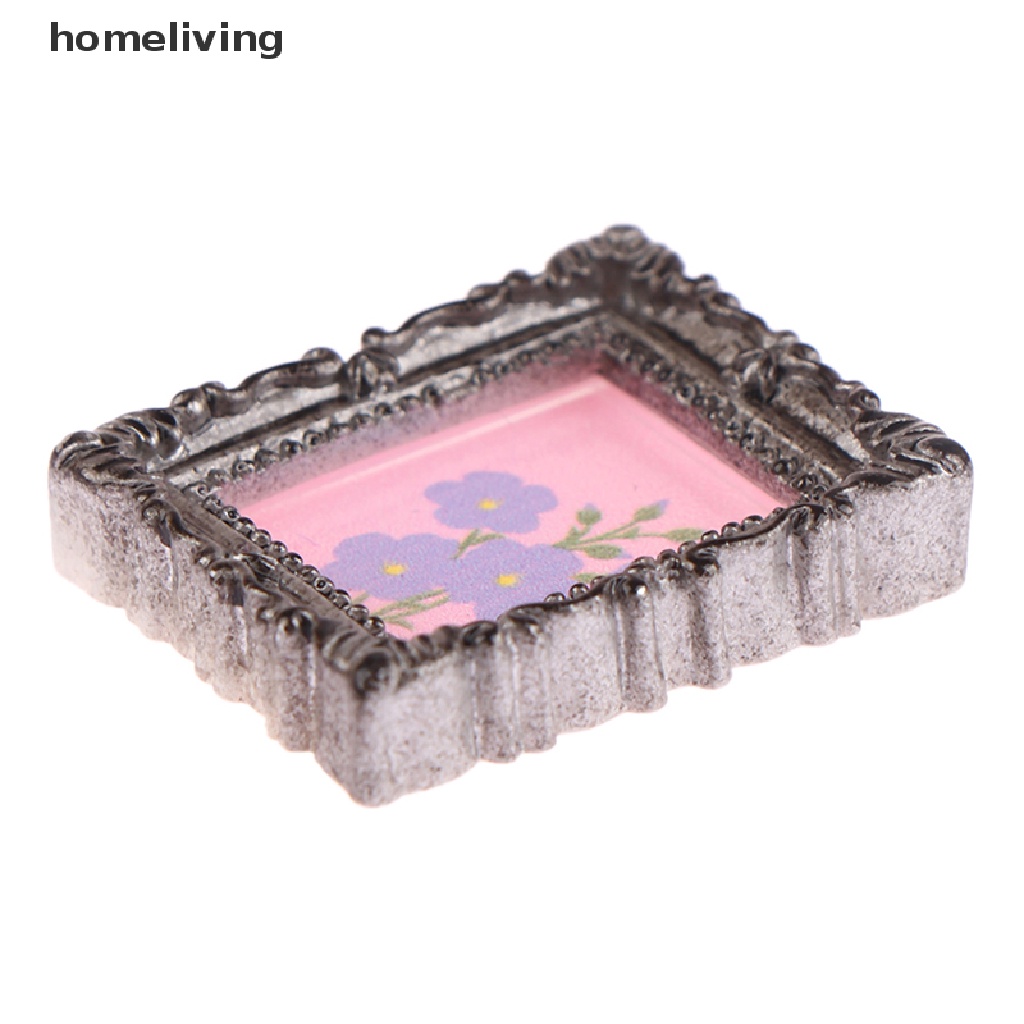 Bộ 2 Khung Manny Cổ Điển Tỉ Lệ 1: 12 Trang Trí Nhà Búp Bê