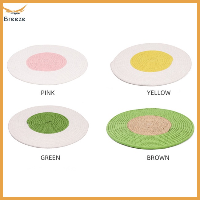 Thảm Trải Sàn Hình Tròn Chống Trầy Xước Cho Thú Cưng