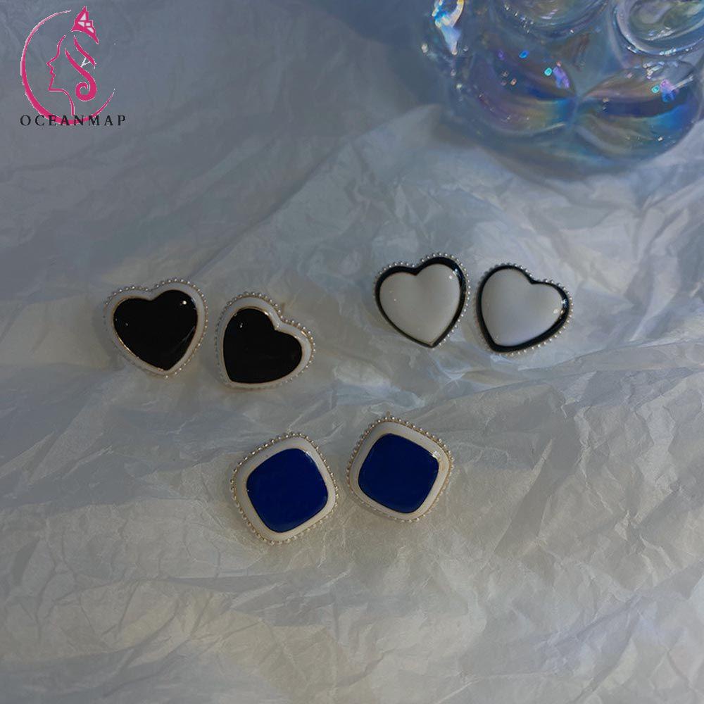 Bông Tai Hình Trái Tim Phong Cách Vintage Dành Cho Nữ