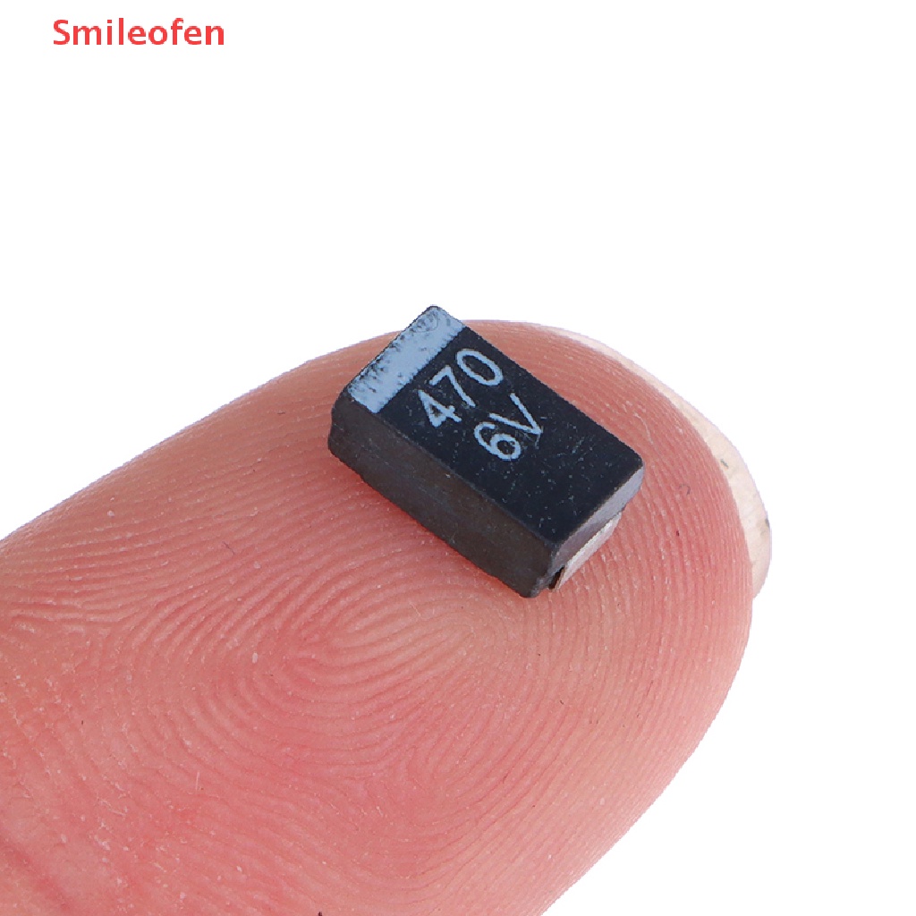 Set 10 Tụ Điện Loại D 6.3V470UF 477J 470UF 6V D7343 Mới