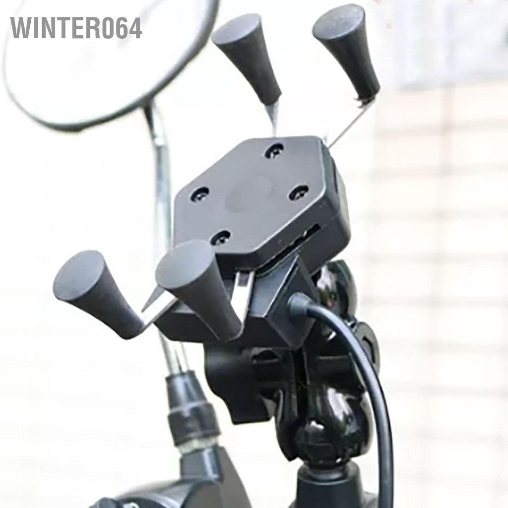 Giá Đỡ Điện Thoại 5V 2A Xoay 360 Độ Kèm Sạc USB Chuyên Dụng Cho Điện Thoại 3.0 6.5in