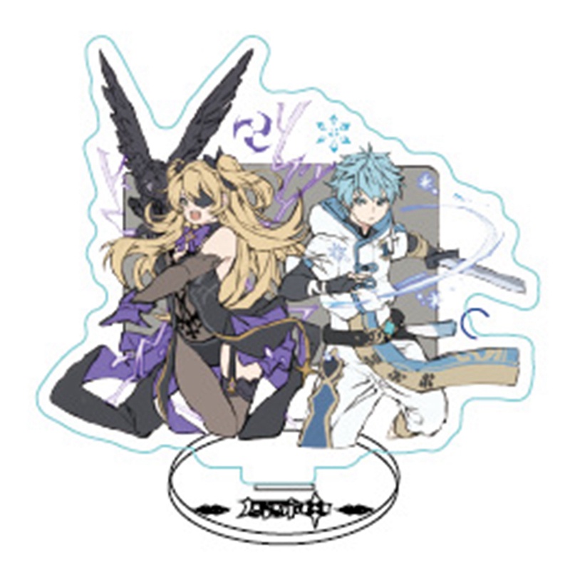 Mô Hình Nhân Vật Margot3 Anime Genshin Va Chạm Bằng Acrylic Để Bàn Trang Trí