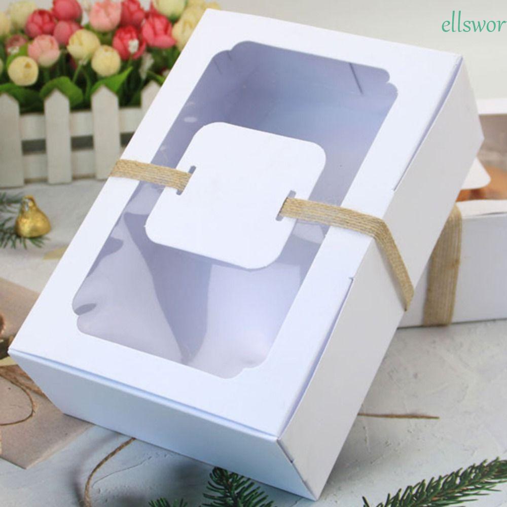 Hộp Giấy Kraft Đựng Bánh Muffin Có Cửa Sổ Tiện Dụng