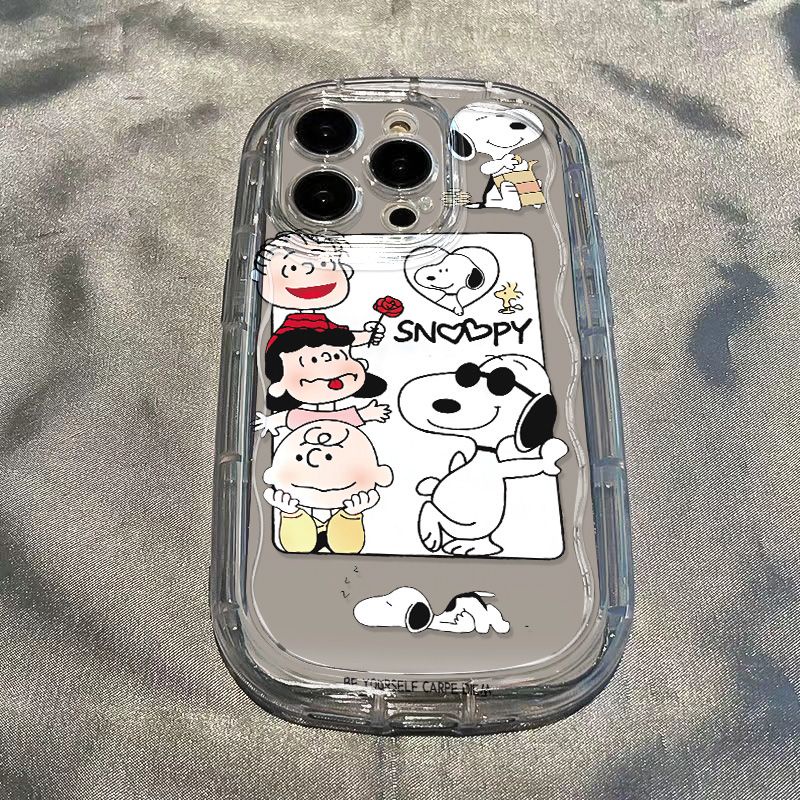 ✅Ốp Điện Thoại Dẻo Trong Suốt Họa Tiết Hoạt Hình Snoopy Dễ Thương Chống Sốc Cho Iphone148P / / Apple / 7 xs12 13 11xr EPFF