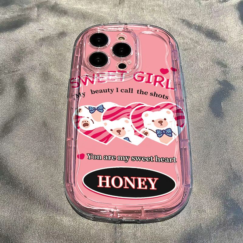 ✅Ốp Điện Thoại Mềm Trong Suốt Chống Sốc In Hình Gấu Nhỏ Cho Iphone 13 / promax 8p / 11 Xr 147 12 MWZF
