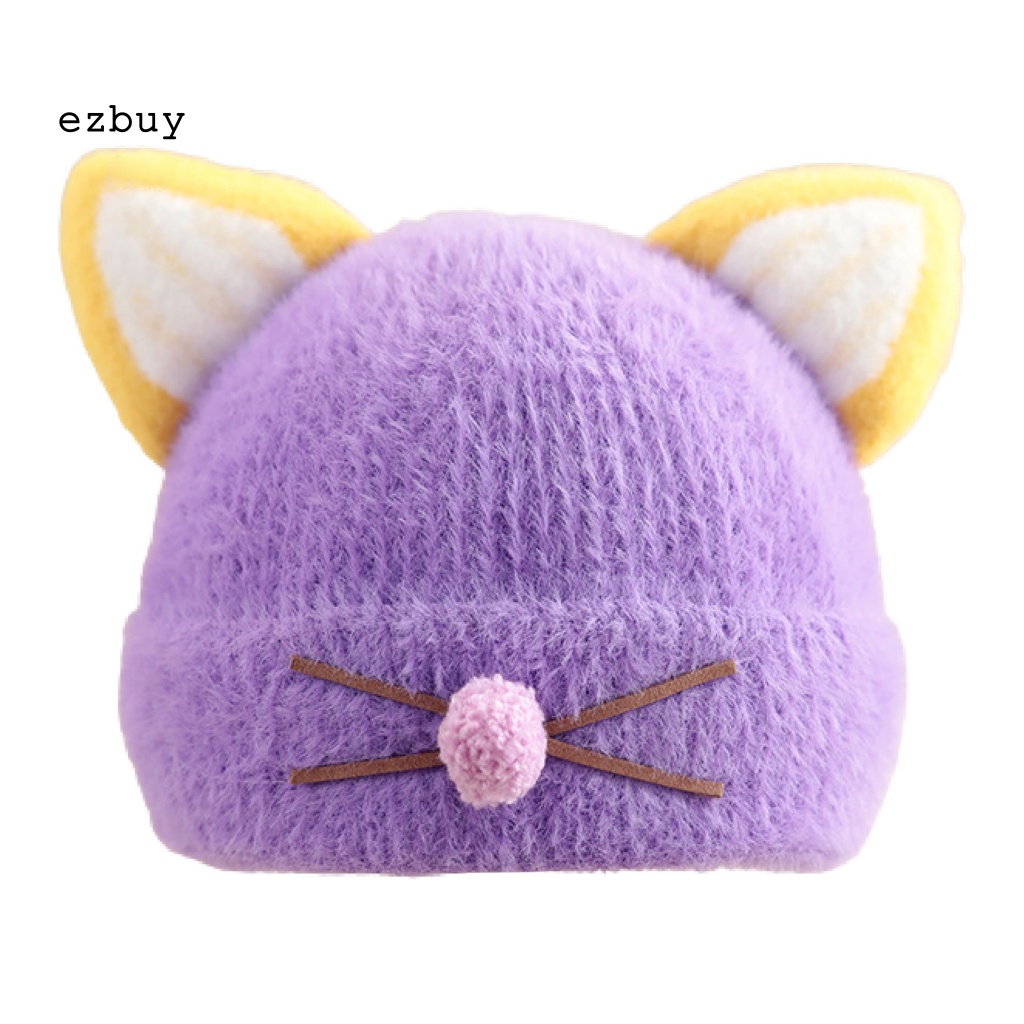 Mũ Cotton Giữ Ấm In Họa Tiết Hoạt Hình Thân Thiện Với Da Chống Mài Mòn Cho Bé Sơ Sinh