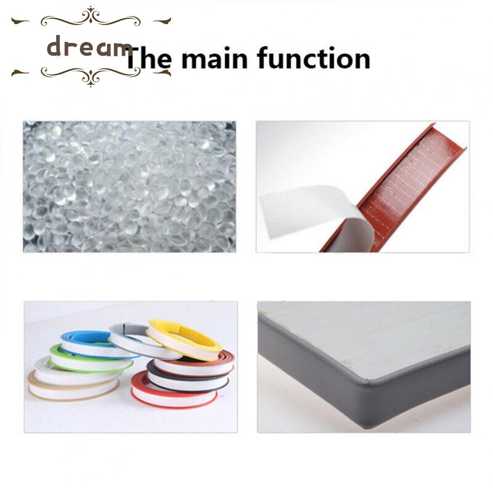 【DREAMLIFE】U Shaped Edge Banding Tape Protector New 5M TPV Self Adhesive Cabinet Seal Strip