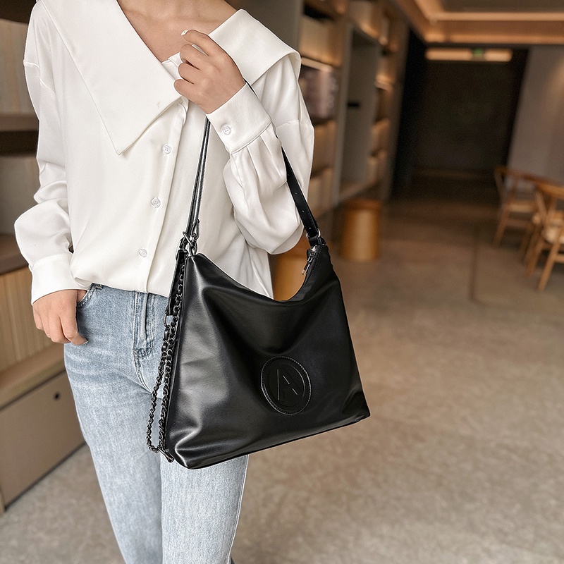 Túi Xách Da PU Đeo Chéo Màu Trơn Thời Trang Chất Lượng Cao Cho Nữ