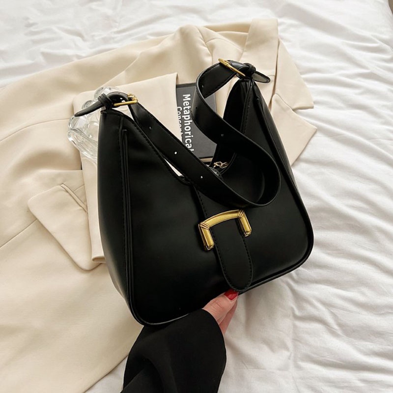 Túi Đeo Vai Bằng Da Cao Cấp Phong Cách Pháp Thời Trang Cho Nữ