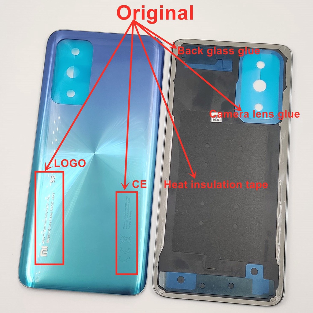 Mặt Lưng Điện Thoại Chất Lượng Cao Thay Thế Chuyên Dụng Cho Xiaomi Mi10T Mi 10T Pro 5G