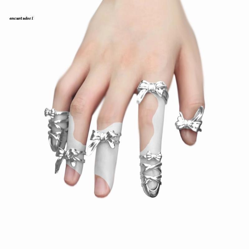 ✿ Nhẫn Hở Hình Giày Ba Lê Phong Cách Gothic Thời Trang Có Thể Điều Chỉnh Cho Nữ
