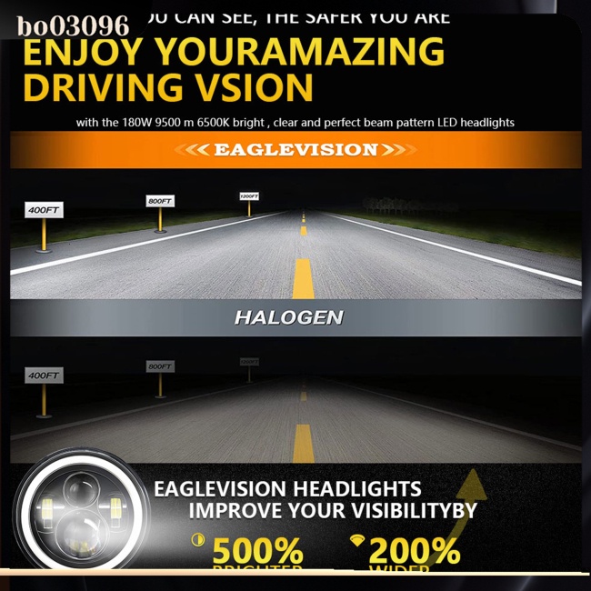 Đèn Pha Led Hình Tròn 7 Inch 140w 3000k-6000k 14000lm Cho Xe Mô Tô