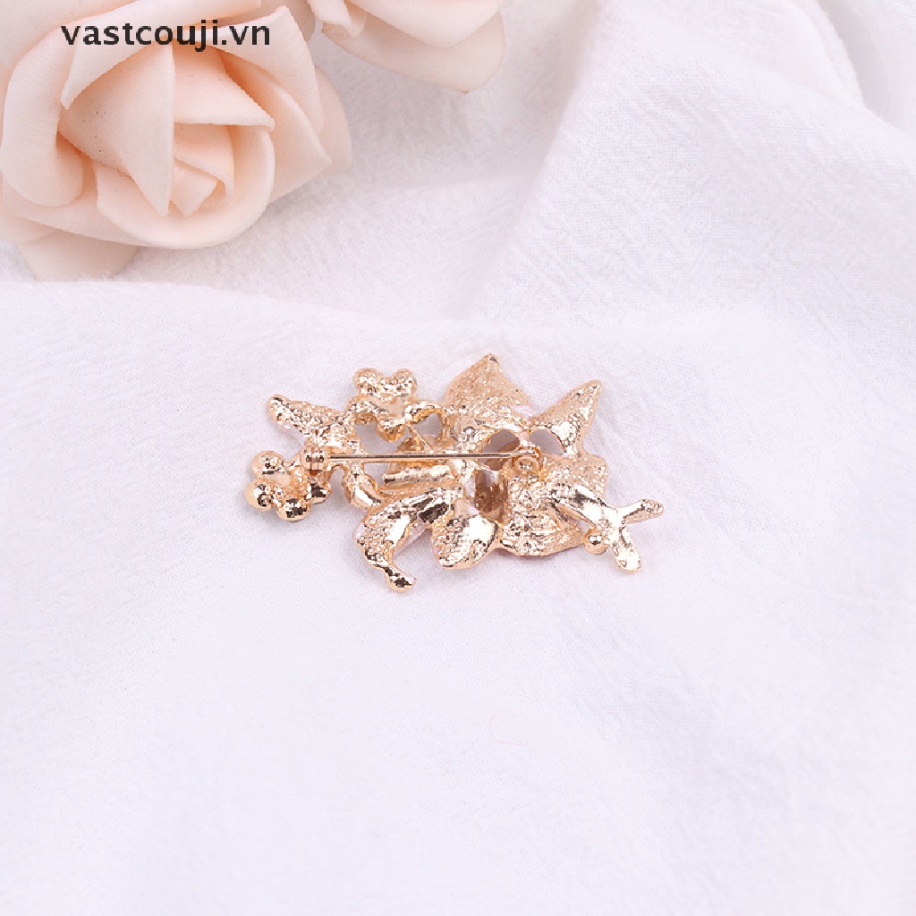 Ghim Cài Áo Hình Hoa Đính Đá Pha Lê Cỡ Lớn Thời Trang Cho Nữ