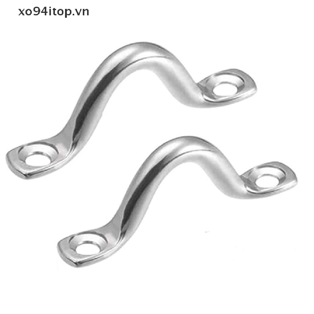 Xoitop Set 4 Tay Cầm Nhỏ Cố Định Tàu Thuyền Bằng Thép Không Gỉ Bền Bỉ