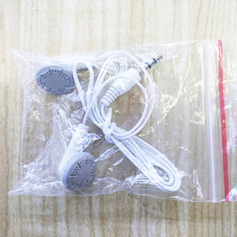 Tai Nghe Nhét Tai Jack 3.5mm 60cm Màu Trắng Chất Lượng Cao Cho Điện Thoại / Mp3