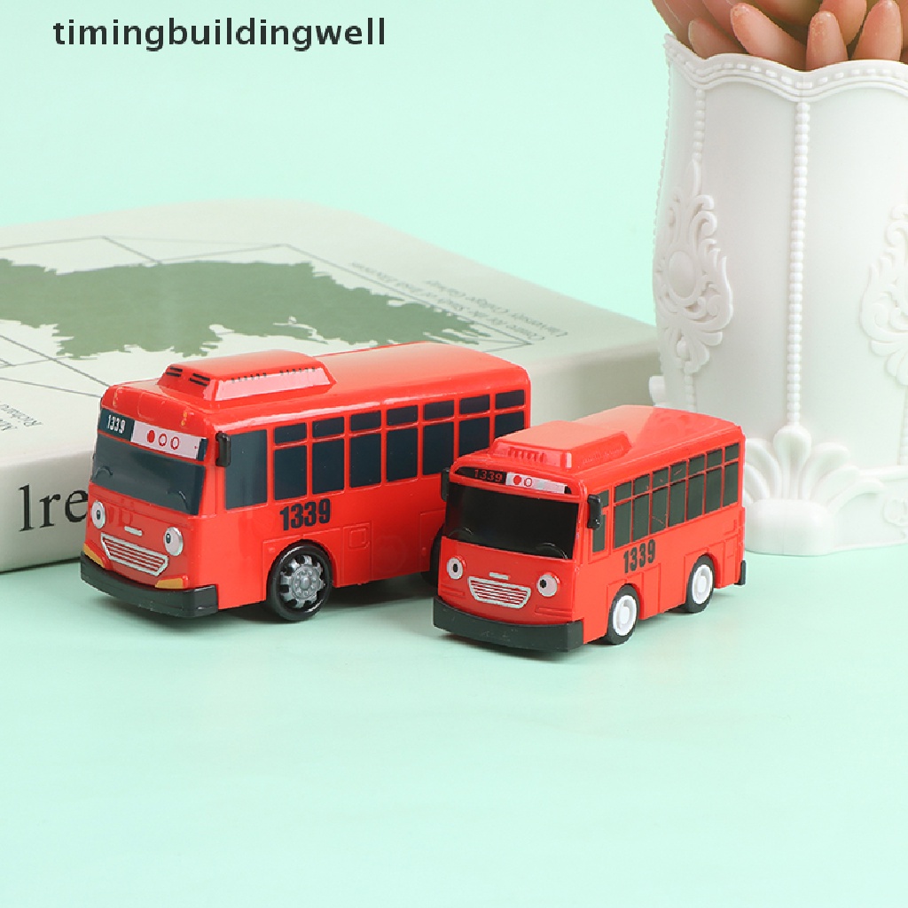 Bộ 4 Xe Buýt Hoạt Hình Tayo The Little Bus Đồ Chơi Giáo Dục Trẻ Em Qddd