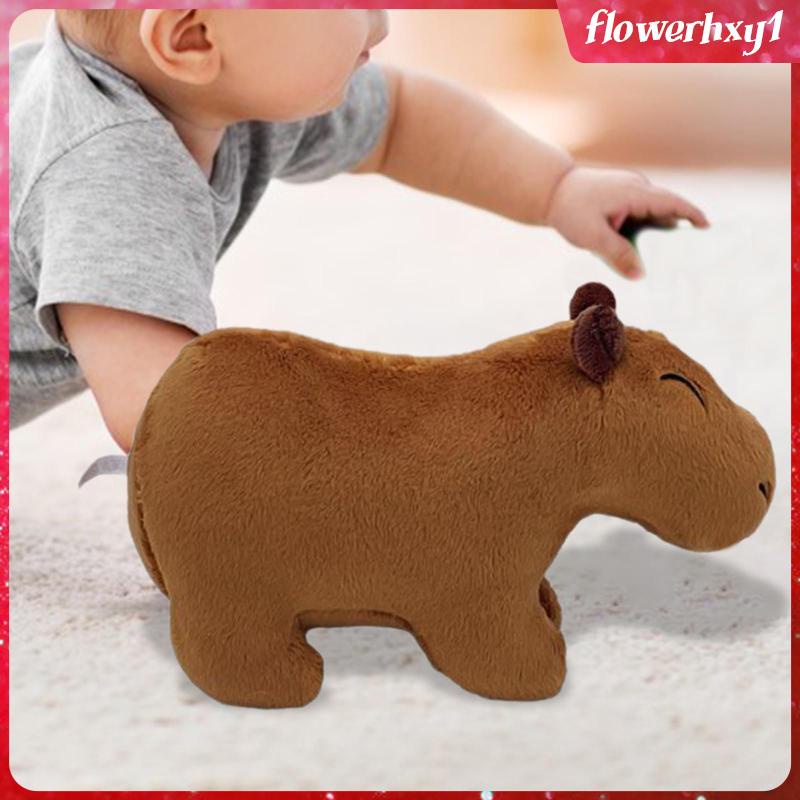 Gối Ngủ Nhồi Bông Hình Capybara Sống Động Như Thật Trang Trí Văn Phòng / Phòng Ngủ