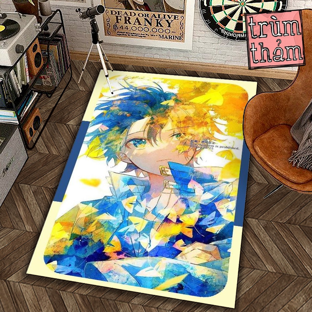 Thảm Trang Trí Kirito Aesthetic Sword Art Online Anime Decor Phòng Ngủ Phòng Khách Văn Phòng