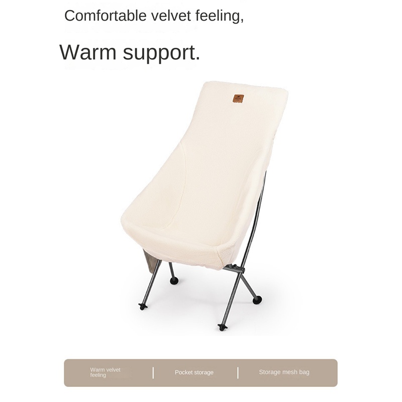 1 Vỏ Bọc Ghế Ngồi Giữ Ấm Mùa Đông Bằng Len Cashmere Hiệu NatureHike