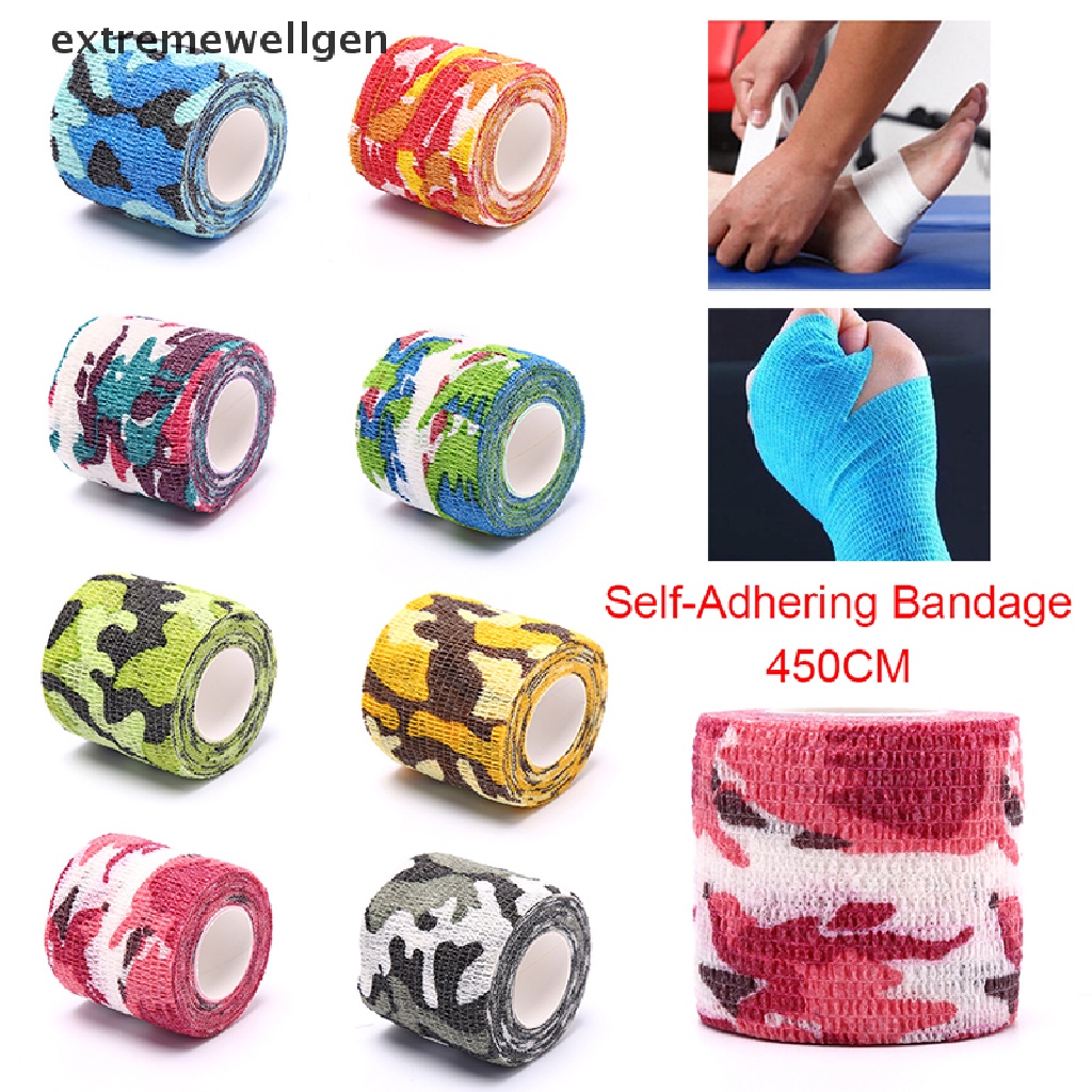 [Cực Tốt] Băng Quấn Co Giãn Tự Dính Họa Tiết Rằn Ri Bảo Vệ Khi Tập Thể Thao Phụ Kiện Chuyên Dụng Dành Cho Llff