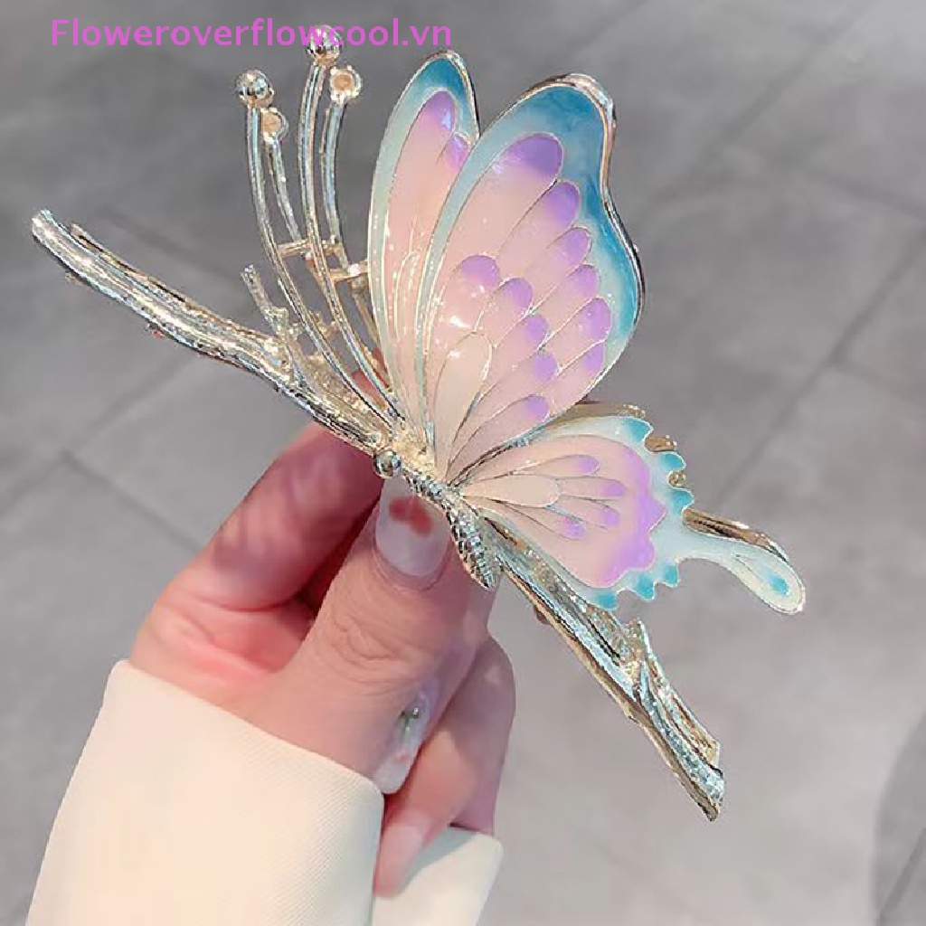 Kẹp Tóc Càng Cua Cỡ Lớn Thời Trang Vintage Cho Nữ