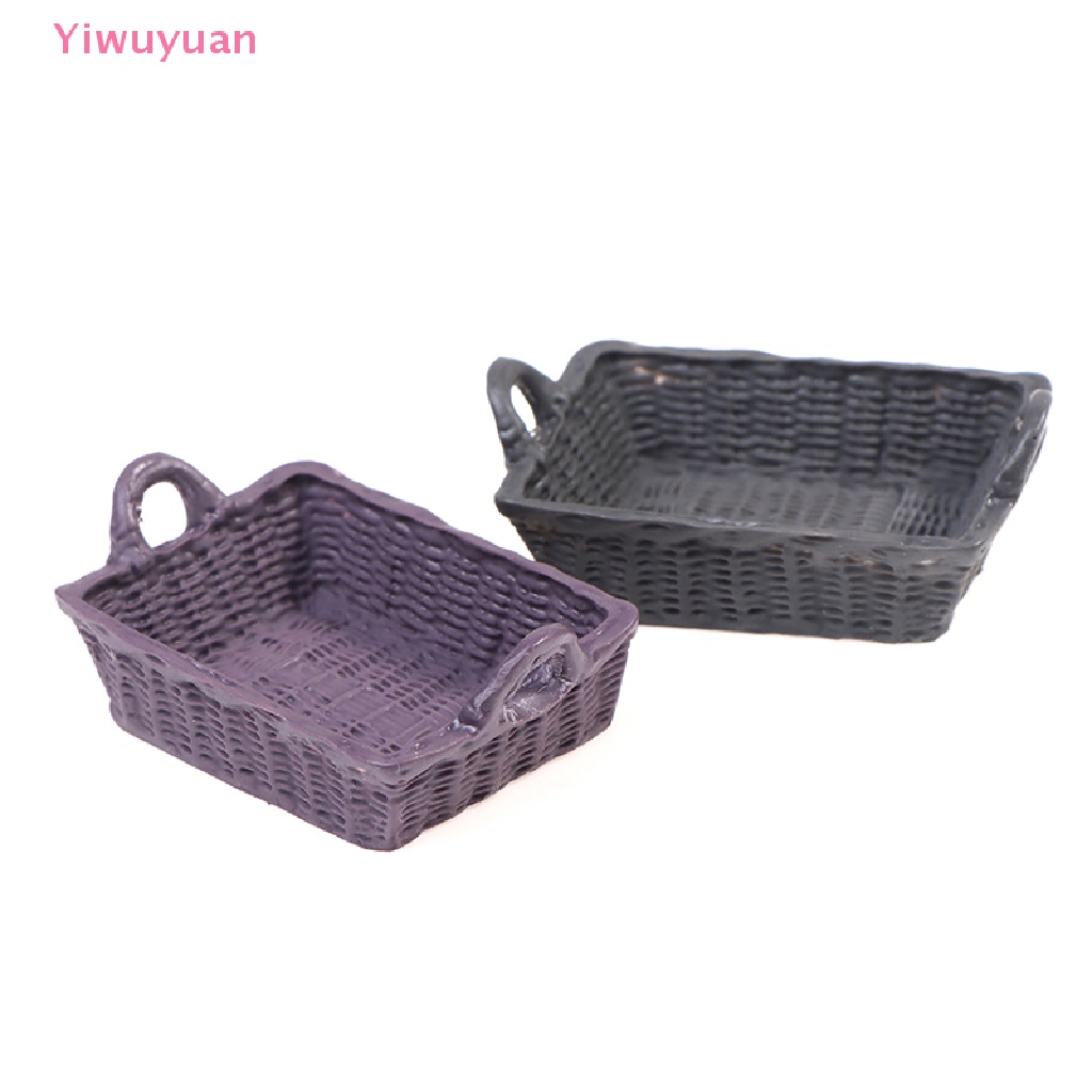 Giỏ Đựng Thức Ăn Mini Dễ Thương Cho Nhà Búp Bê Tỷ Lệ 1 / 12 Mới