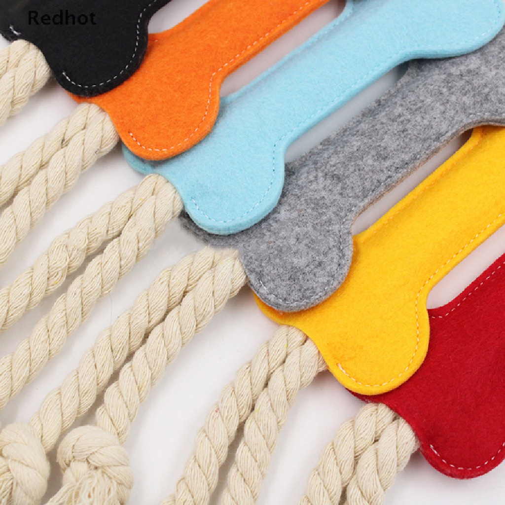 &lt; Redhot &gt; Đồ Chơi Dây Thừng Huấn Luyện Thú Cưng Hình Khúc Xương