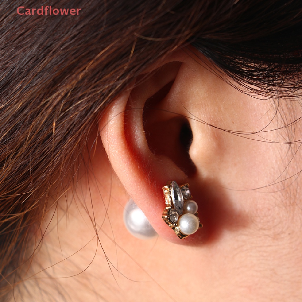 Khuyên Tai Ngọc Trai Hai Mặt Thời Trang Dành Cho Nữ