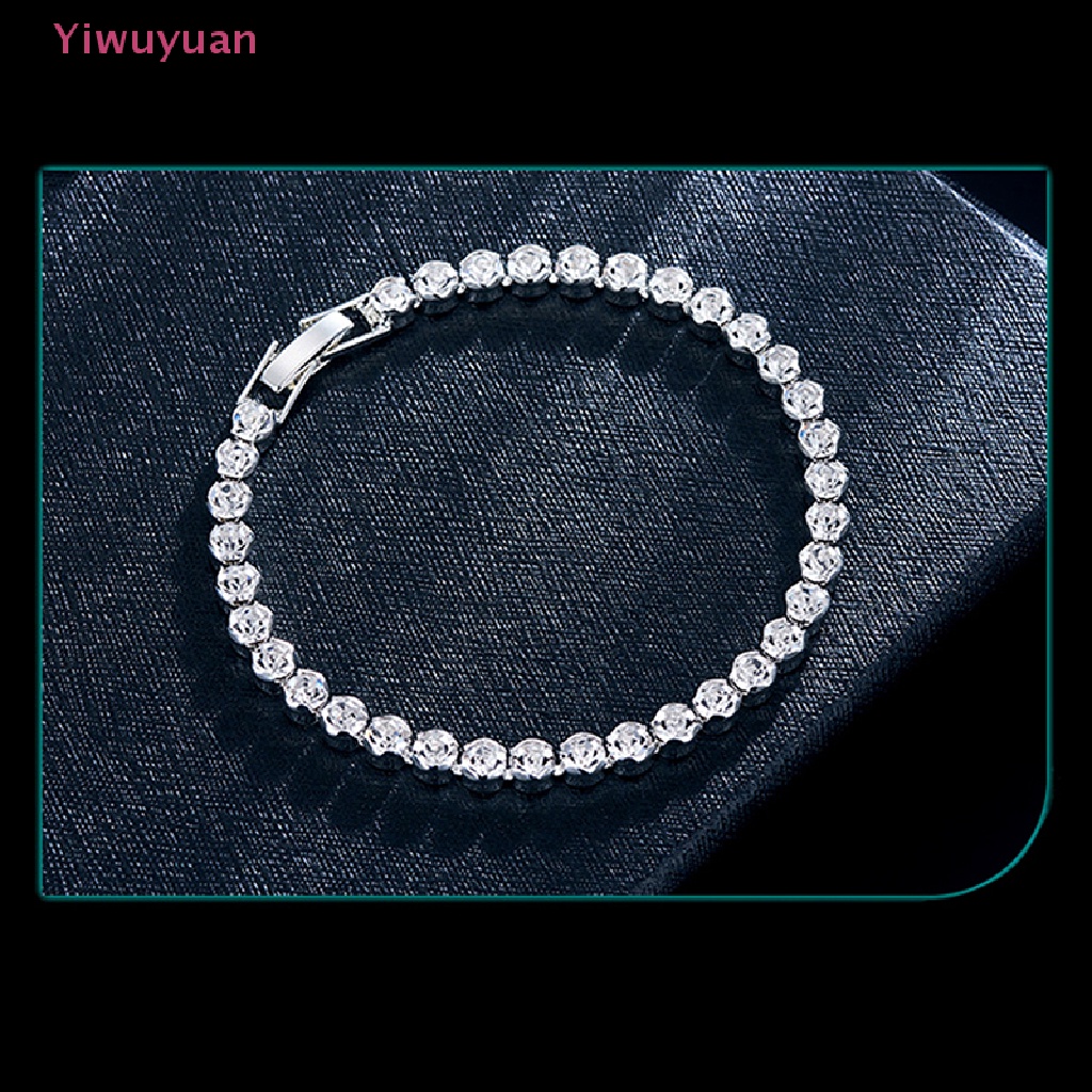 < Yiwuyuan > Vòng Tay Chuỗi Hạt Pha Lê Zircon Nhỏ Thời Trang Làm Quà Tặng Bạn Bè / Tiệc Cưới Cho Nữ