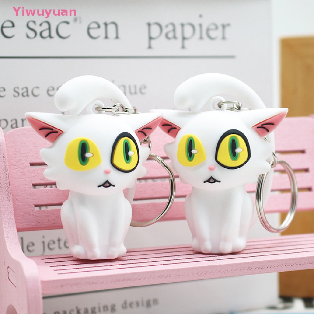 Vòng cổ / Móc Khóa Mặt Hình Mèo Hoạt Hình Anime Mẫu Mới 2023 Dành Cho Nữ
