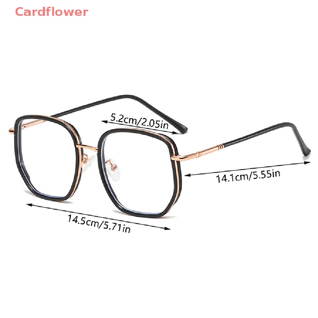 < Cardflower > Mắt Kính Trong Suốt Không Gọng Không Viền Trang Điểm Cho Nữ